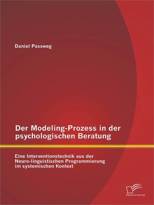 cover image of Der Modeling-Prozess in der psychologischen Beratung